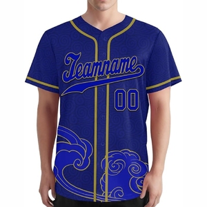 เสื้อเบสบอลแบบซับลิเมชั่นสั่งทำพิเศษ ระบายอากาศได้ดี ซับเหงื่อ สำหรับผู้ชายและผู้หญิง ดีไซน์ทันสมัยสไตล์นักกีฬา มีไซส์พลัส - Product Image 3