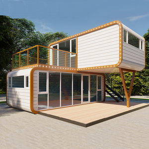 Lussuosa <span class=keywords><strong>Casa</strong></span> Mobile Grande 20ft 40ft, 28 Metri Quadrati, Prefabbricata Modulare in Acciaio, Cabina Apple per Hotel e Campeggio - Product Image 6