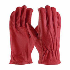 Gants de sécurité en cuir de vachette grainé de haute qualité, usage général, antistatiques, robustes, durables, doux, confortables, résistants à l'abrasion - Product Image 6