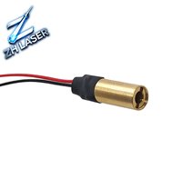 Nuevo Módulo Láser Rojo Zhonghe CE RoHS de 650nm y 1mW, Mini Diodo Industrial de 6x12mm con Enfoque Interno, Cabezal de Punto, 1 Año de Garantía