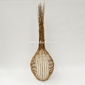 Bawang Floor <b>Lamp</b> Natural Bamboo Standing <b>Lamp</b> Decorative for Living Room Bedroom Hotel Interior Decor - Product Image 2