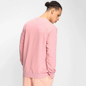 Sweat-shirt col rond en coton pour homme, style streetwear décontracté, personnalisable OEM, vente en gros - Product Image 4