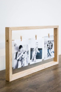 Cadre photo en bois avec décoration artisanale pour la maison - Product Image 6
