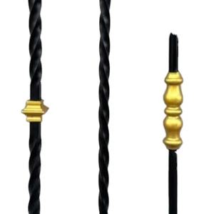 Barandillas y Pasamanos de Hierro Modernos de Lujo, Balaustrada de Escalera Metálica Personalizada para Diseño de Villas, Casas y Hoteles - Product Image 1