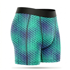 Boxers de compression personnalisés de haute qualité pour hommes, respirants, à séchage rapide, sous-vêtements de sport athlétiques OEM - Product Image 3