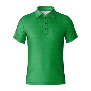 Polo de Golf de Alto Rendimiento, Poliéster y Spandex, Tela de Alta Calidad, Impresión por Sublimación, Manga Corta, Fabricante de Ropa de Golf - Product Image 5
