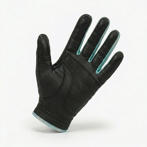 Gant de golf en cuir Cabretta personnalisé de qualité supérieure, main gauche, adhérence douce, respirant, aérations pour les doigts, OEM ODM, faible MOQ, cyclisme, sports - Product Image 2