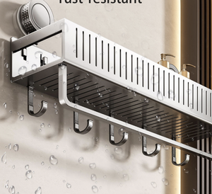 OEM/ODM Large Capacity No Drill Bathroom Shelf Suction Cup Wall Mounted <b>Storage</b> <b>Rack</b> <b>Shower</b> Caddy Toilet Organizer Holder - Product Image 1