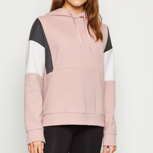 High Quality Women's Winter Hoodie Latest Fashion Color <b>Block</b> Pullover Plus Size Embroidered Technique Autumn Season - Product Image 1