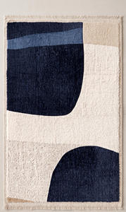 Premium Handmade Handtufted Wool Anti-Slip Rug with Geometric Pattern and <b>Thick</b> Pile for Modern Interiors Hotels and Villas - Product Image 3