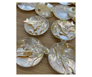 Cuillère en coquillage naturel de qualité export, fabriquée au Vietnam - Cuillère en coquillage pour l'hôtellerie et la restauration - Product Image 1