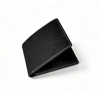 [Stok Tersedia] [Harga Eceran] Dompet Lipat Pria Kulit Nubuck Castello Buatan Tangan Berkualitas Tinggi Dilindungi RFID Terbuka Poliester QC