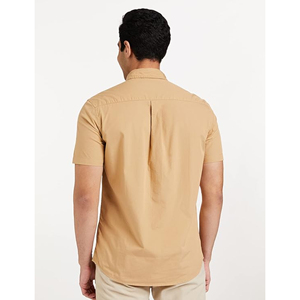 เสื้อเชิ้ตแขนสั้นผู้ชาย ผ้าฝ้าย 100% คอปกติดกระดุม สำหรับชุดยูนิฟอร์มสำนักงาน ธุรกิจ รับสกรีนโลโก้ - Product Image 2