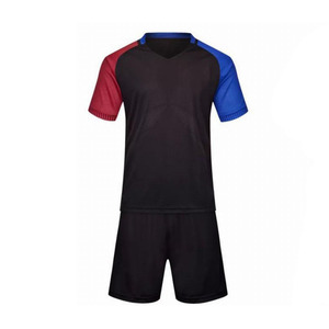 Men's Blue Gradient Soccer Jersey Set Short Sleeve <b>Moisture</b> Wicking Athletic Uniform with Elastic Waist Shorts and <b>Socks</b> - Product Image 2