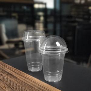 Gobelets en plastique PP jetables de haute qualité à paroi simple de 95 mm, tailles 16/20/24 oz, pour boissons froides, jus, thé, café glacé - Product Image 4