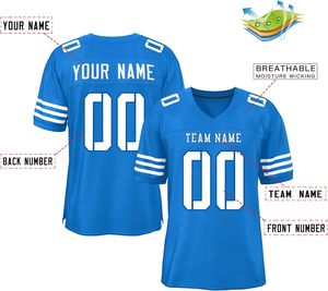 Camiseta de Fútbol Americano OEM ODM, Mezcla de Spandex, Impresión Digital, Absorbe el Sudor, Antiencogimiento, Antidecoloración, Ropa Deportiva de Alto Rendimiento - Product Image 4