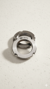 SE(somnath Engineering) DIN 981 KM06 Écrou de blocage de roulement à finition naturelle usiné CNC, pour utilisation en industrie lourde, classe 4 - Product Image 6