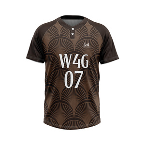 Custom Sublimated Baseball Jersey Men's Short Sleeve Moisture Wicking 100% <b>Polyester</b> Custom Team Name Numbers Regular Fit <b>Shirts</b> - Product Image 4