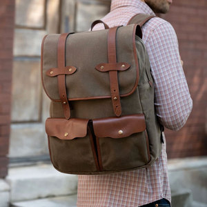 Custom Design <b>Cheap</b> Price Waterproof <b>Backpack</b> Custom Printing Logo Zipper Compartments Leather <b>Backpack</b> - Product Image 4