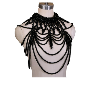 Collar de Perlas con Cuentas para Hombro, Gargantilla, Collares de Fiesta y Boda, Proveedor Mayorista - Product Image 2