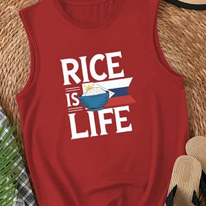 RICE IS <b>LIFE</b> Women's casual <b>vest</b> - Product Image 3