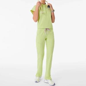 Blouse médicale unisexe personnalisée avec logo OEM du fabricant, uniforme d'infirmière confortable, vêtements de soins de santé pour hôpital, 100% coton - Product Image 1