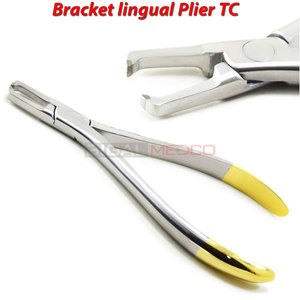 Alicates Manuales Profesionales TC para Remoción de Brackets Linguales, Ortodoncia, Acero Inoxidable Alemán - Product Image 3