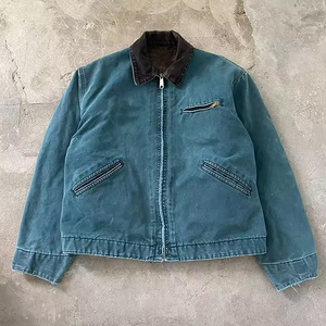 Veste de travail en toile épaisse 380 g/m² pour hommes, fermeture à pression, vente en gros pour les détaillants - Product Image 2