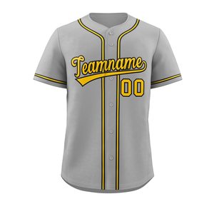 Customizable Anti-Bacterial Baseball Jerseys-100% <b>Polyester</b> Unisex Sportswear for Teams & Sports Enthusiasts - Product Image 3
