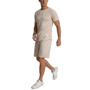 Dernier design de vêtements d'été anti-humidité, ensemble de survêtement court pour hommes, ensemble de jogging pour hommes, ensemble court deux pièces - Product Image 4