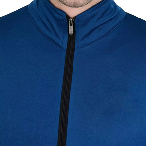 เสื้อแจ็คเก็ตออกกำลังกายผู้ชายแบบสั่งทำพิเศษ พร้อมซิปเต็มตัวและวัสดุระบายความชื้น ทรงเข้ารูป - Product Image 6