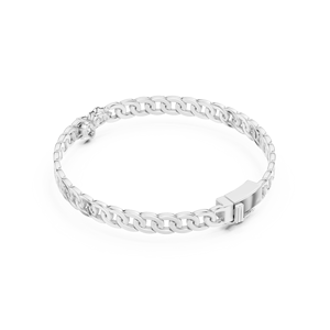 Pulsera de Diamantes con Cadena Cubana para Hombre – Toi et Moi con Dos Diamantes VVS DEF CVD de Laboratorio en Oro de 9K, 10K, 14K y Plata 925 - Product Image 3