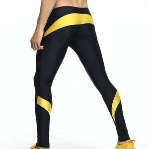 Legging de compression respirant pour homme, taille élastique, pour entraînement, yoga, gym, course et jogging – Prix raisonnable - Product Image 1