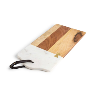 Tablas de cortar de madera y mármol aptas para lavavajillas, lo último en utensilios de cocina para cortar queso y carne. - Product Image 1
