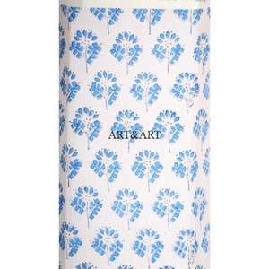 Poubelle élégante hexagonale pliable en coton et carton, faite à la main, imprimée, pour usage intérieur/extérieur, rue et bureau - Product Image 3