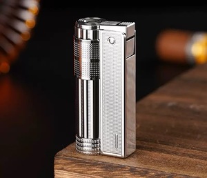 Briquet à pétrole vintage à roue à silex en alliage de zinc, rechargeable, style rétro, cadeau d'affaires, logo personnalisé, vente en gros - Product Image 4