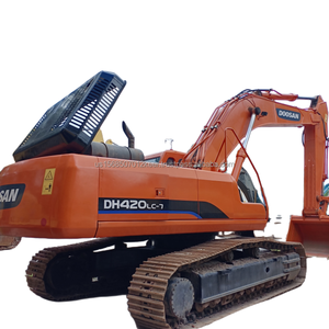 Excavadora usada enorme de 42 toneladas Doosan DH420 con buenas condiciones Excavadora de orugas multifunción de baja HORA DE TRABAJO DE Corea - Product Image 1