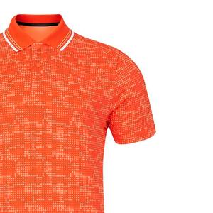 Camisas Polo de Golf de Manga Corta para Hombre, que Absorben la Humedad, Camisa Deportiva de Tenis con Cuello y Diseño de Sublimación Estampada, Suministro ODM - Product Image 5