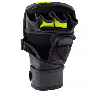 Gant de boxe demi-doigt pour karaté et Muay Thai, gant d'entraînement en PU épaissi pour sac de frappe, gant de sparring en cuir pour adulte - Product Image 2