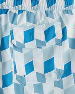 Shorts de bain sur mesure, maillots de bain de créateur personnalisés pour la plage, shorts de plage imprimés taille haute pour la vente en ligne - Product Image 3