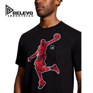 Camiseta de lona 100% algodón para hombre, estilo casual, personalizada con estampado urbano, muy vendida. - Product Image 4