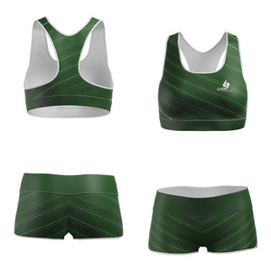 Conjunto Deportivo Ecológico para Mujer, Talla Grande, Sujetador Deportivo y Pantalones Cortos, Material Reciclado, Ropa Deportiva para Yoga, Fitness y Gimnasio - Product Image 1