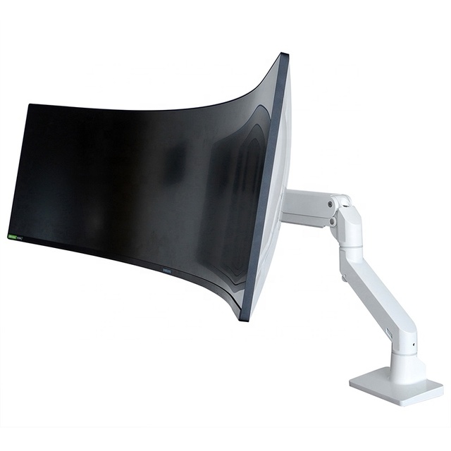 Bewiser Modern Office Flexible Gas Spring Desk Mount Computer Height Adjustable Monitor Arm Stand(BEWISER GS500)