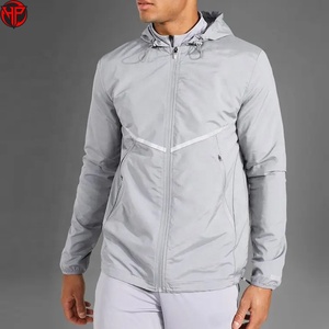 Chaqueta Deportiva Unisex con Capucha, Cómoda, Cortavientos, Impermeable y Transpirable, con Cierre, para Primavera, Actividades al Aire Libre, Fitness y Running - Product Image 1