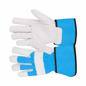 Guantes de Trabajo Profesionales de Cuero de Cabra de Alta Resistencia, Guantes de Seguridad para Manos con Características de Protección Personal - Product Image 4