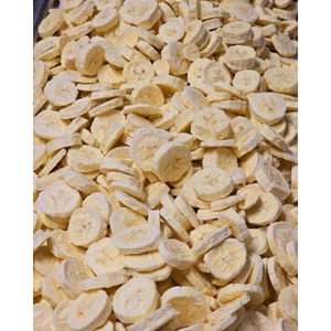 Tranches de banane lyophilisées premium, sucrées et délicieuses, en forme ronde, prêtes à consommer, en vrac. - Product Image 6
