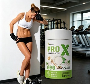 Private Label Pro X Plant <b>Protein</b> Powder Drink Mix Plant Based Organic <b>Protein</b> Blend Original Flavour 24 Servings Sports - Product Image 1