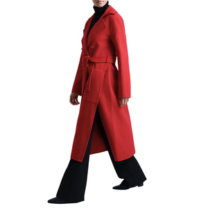 Manteau long en cachemire et laine double face pour femme, coupe oversize, chaud et tendance pour l'hiver - Product Image 4