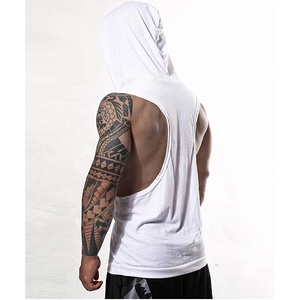 Débardeur de sport OEM personnalisé, coupe oversize, 100 % coton, séchage rapide, pour fitness et musculation - Product Image 4