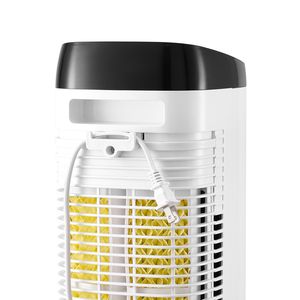 Ventilatore a Torre Silenzioso, Velocità 23.3ft/s, Oscillazione a 70 Gradi, 9 Velocità, 4 Modalità, Timer 24H, Alimentazione CA con Spina AU/US per Uso Interno - Product Image 5